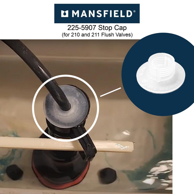 Mansfield 225-5907 Stop Cap for 210 and 211 Flush Valves - Image 3